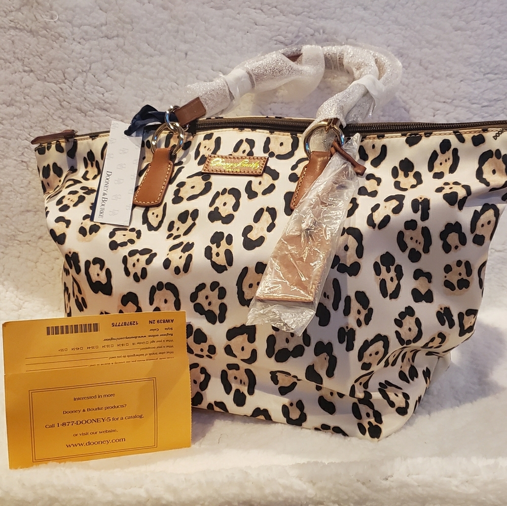 Dooney and Bourke Leopard Print Tote